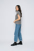 Shawna-Sleeveless Funnel Neck